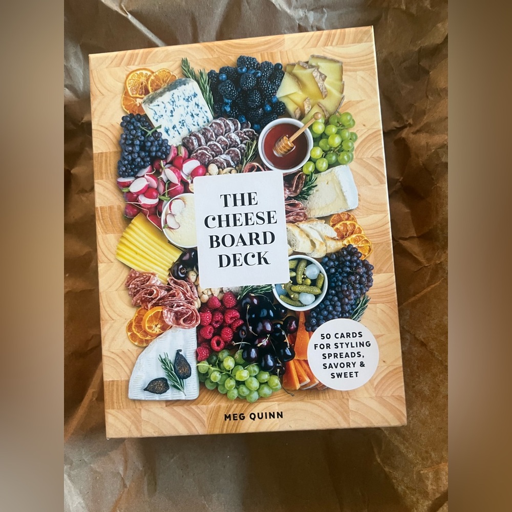 The Cheese Board Deck 50 Cards for Styling Spreads Savory and Sweet by Meg Quinn
